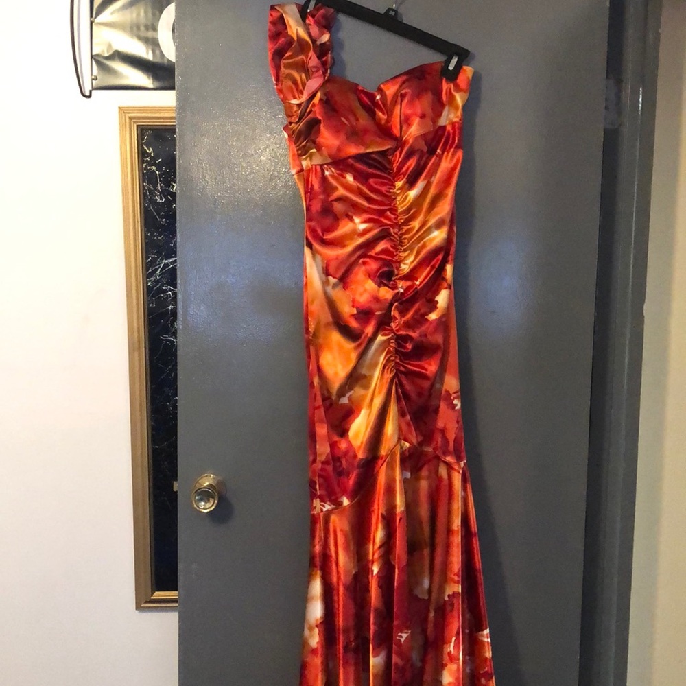 Orange gown
